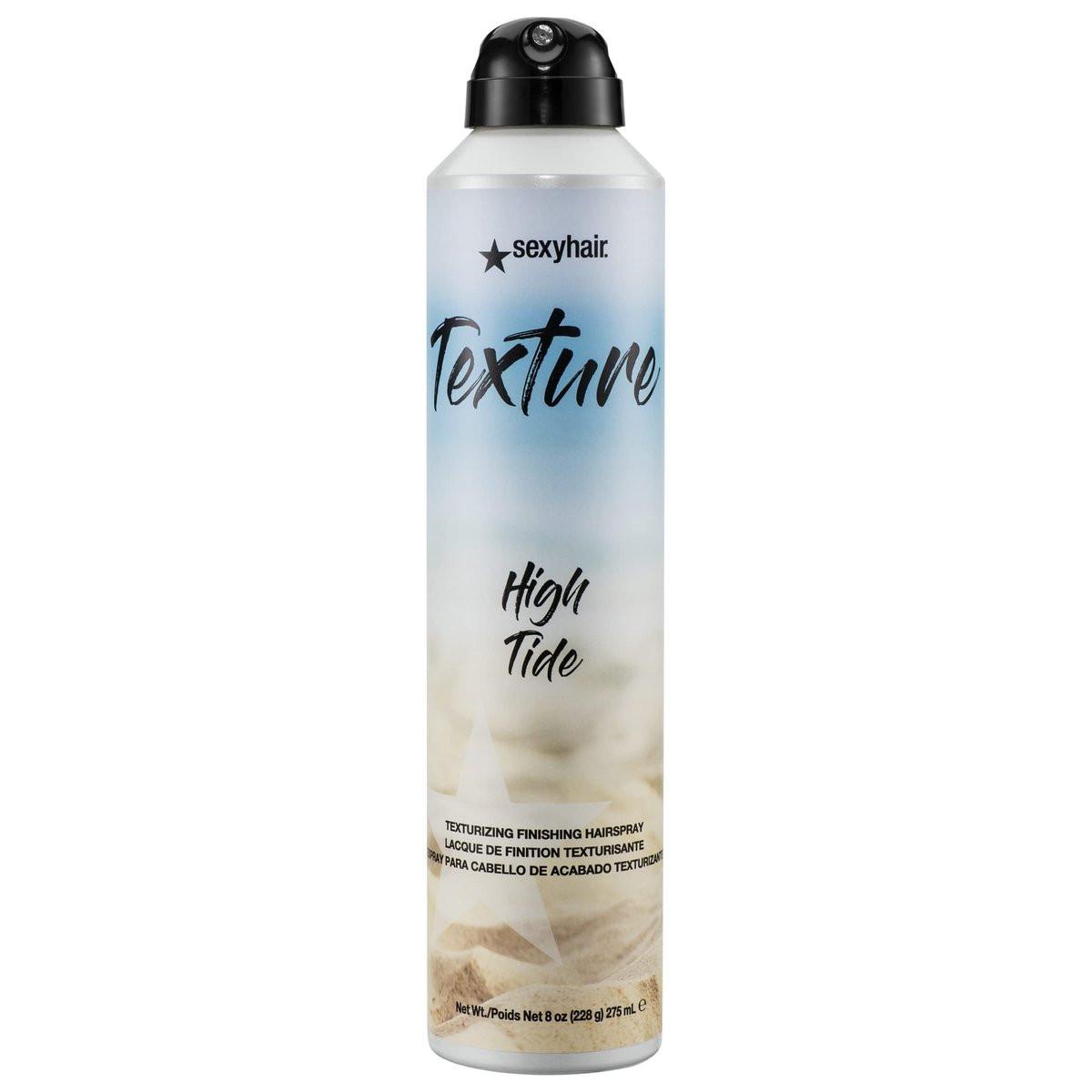 SexyHair Texture High Tide Texturierender Finishing Haarspray, 237 ml | Erhält natürlichen Glanz | Bis zu 24 Stunden Feuchtigkeitsresistenz | Alle Haartypen