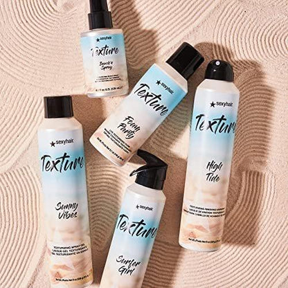 SexyHair Texture High Tide Texturierender Finishing Haarspray, 237 ml | Erhält natürlichen Glanz | Bis zu 24 Stunden Feuchtigkeitsresistenz | Alle Haartypen