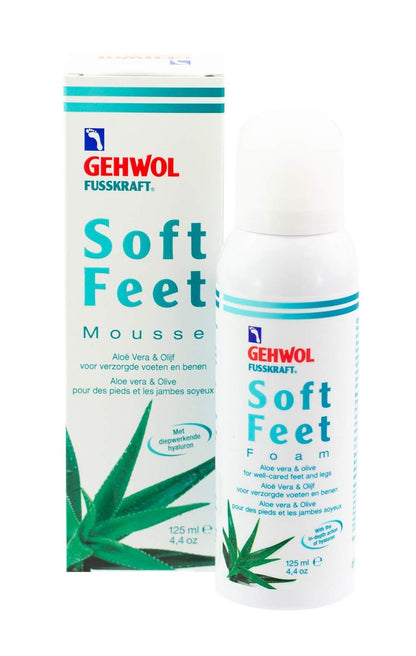 GEHWOL Soft Feet Schaum – Intensivpflege für trockene & rissige Füße, 125 ml (1er-Pack)