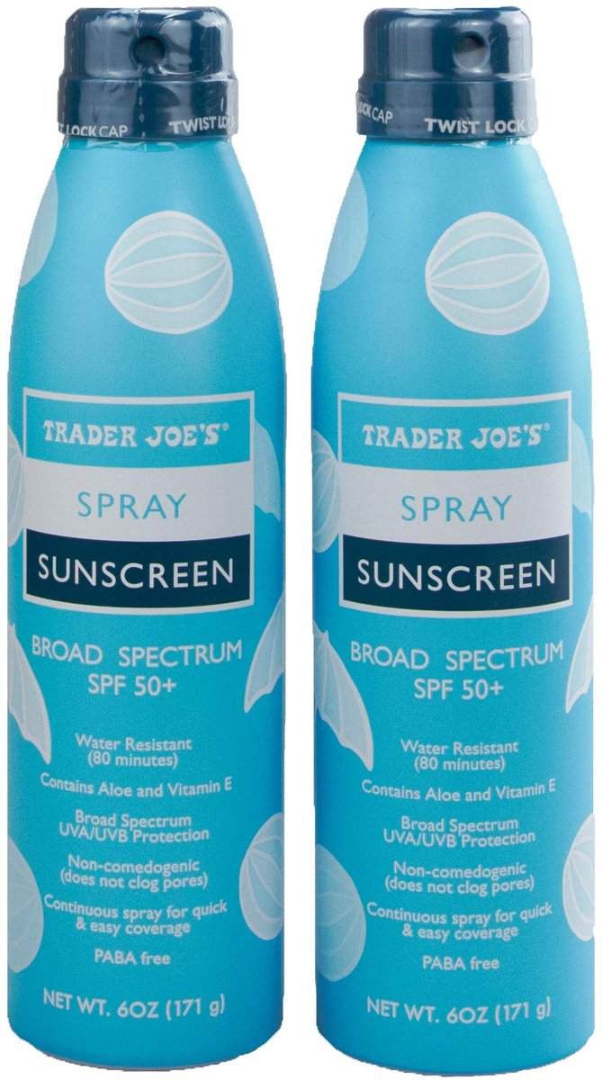 Trader Joe's Nourish Sprüh-Sonnenschutz SPF 50+ Breitspektrum (2er-Pack)