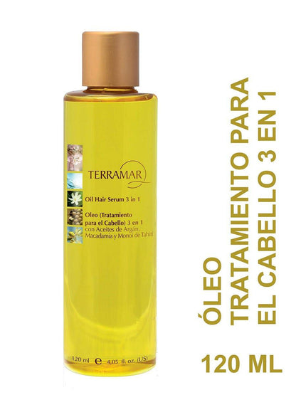 Terramar Arganöl, Macadamiaöl & Monoi de Tahiti Haarbehandlungsöl – 120 ml