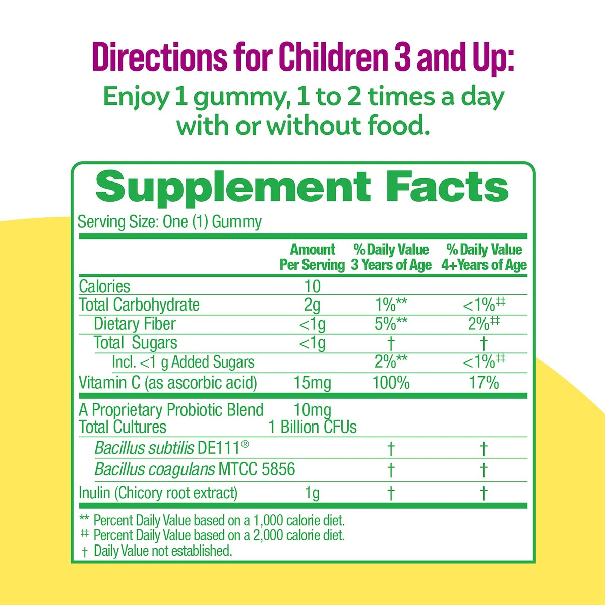 Culturelle Daily Probiotikum für Kinder + Vegane Ballaststoff-Gummis (ab 3 Jahren) 30 Stück Beeren-Geschmack – Probiotika für Verdauungsgesundheit & Immununterstützung plus Vitamin C für Kinder