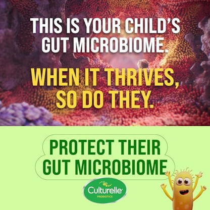 Culturelle Daily Probiotikum für Kinder + Vegane Ballaststoff-Gummis (ab 3 Jahren) 30 Stück Beeren-Geschmack – Probiotika für Verdauungsgesundheit & Immununterstützung plus Vitamin C für Kinder