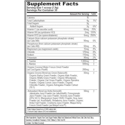 Evlution Nutrition HYDRAMINO Kompletter Hydratations-Multiplikator - Alle 6 Elektrolyte, Vitamin C & B, Aminosäuren, Kokoswasser, Orange Mango - 30 Portionen