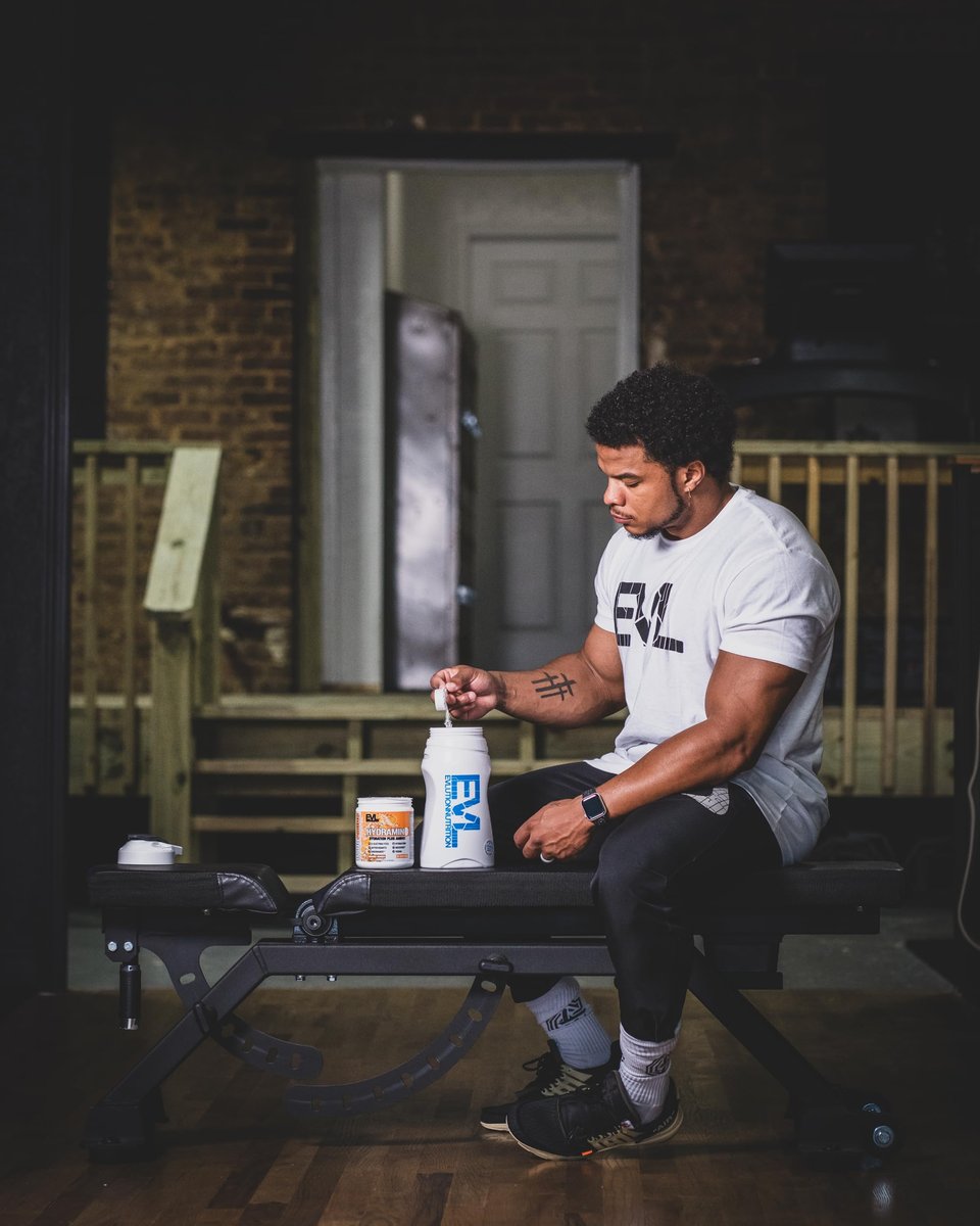 Evlution Nutrition HYDRAMINO Kompletter Hydratations-Multiplikator - Alle 6 Elektrolyte, Vitamin C & B, Aminosäuren, Kokoswasser, Orange Mango - 30 Portionen