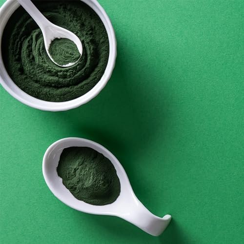 Yupik Chlorella Pulver 250 g – Superfood, Koscher, Glutenfrei, Reich an Chlorophyll, Antioxidantien, Protein, Eisen, Schwermetall-Entgifter