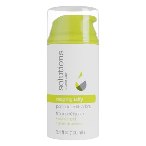 GREAT CLIPS Solutions Designing Taffy 3,4 oz | Styling Cream | Flexibler Halt mit hohem Glanz | Für trockenes oder nasses Haar