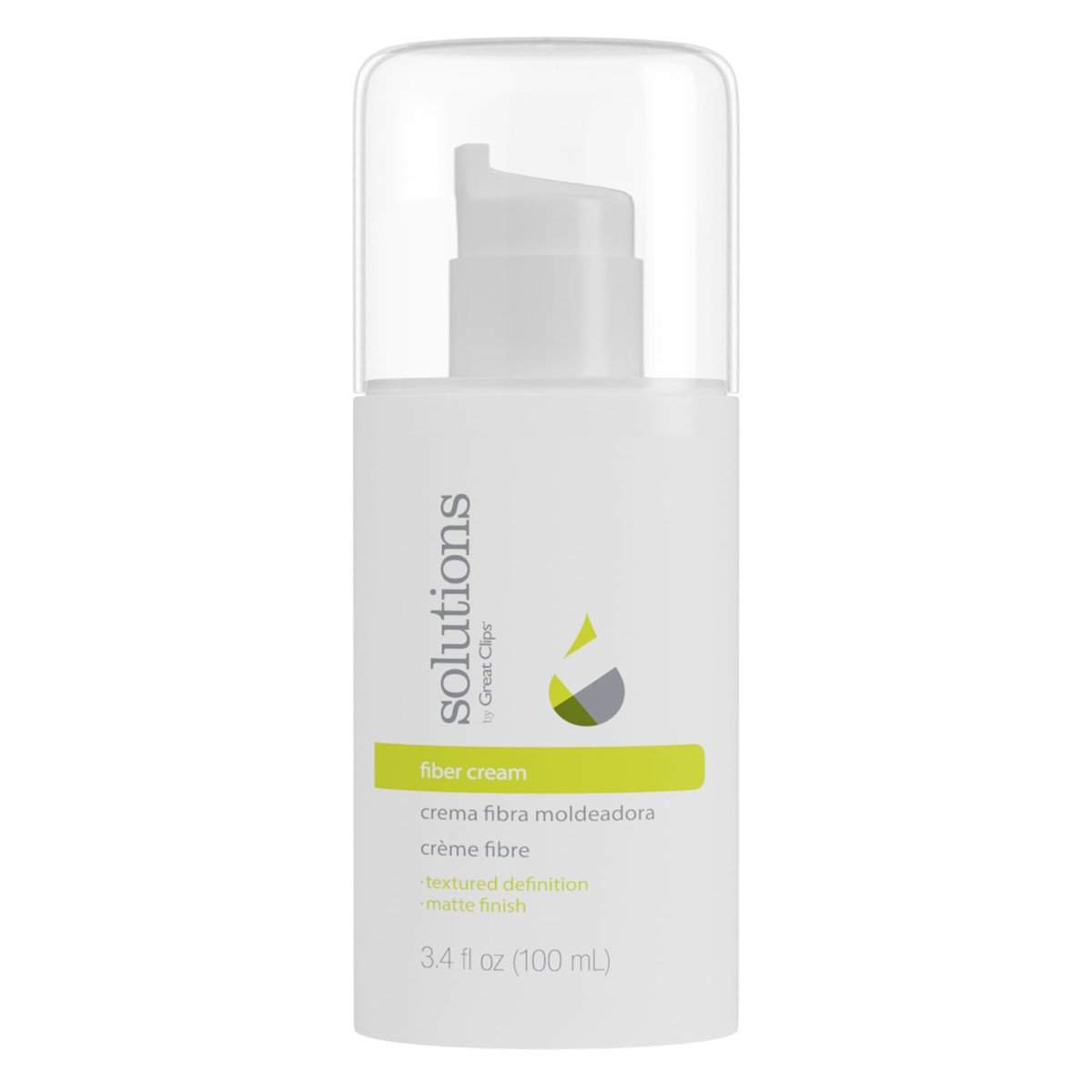 GREAT CLIPS Solutions Fibercreme 3,4 oz – Fester Halt mit flexiblen Stylingmöglichkeiten | Volumen und Schwung für natürliches Lockenhaar