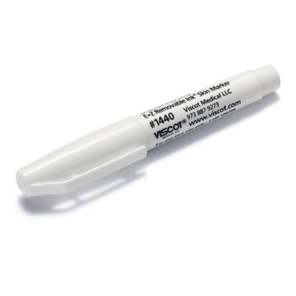 Viscot 1440-30 Mini Regular Tip Weiße EZ Removable Ink Marker – 30 Stück – Medizinischer Hautstift, Latexfrei, FDA-registriert, für Piercing-Markierungen und nicht-chirurgische ästhetische Behandlungen