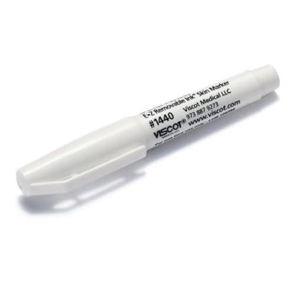 Viscot 1440-30 Mini Regular Tip Weiße EZ Removable Ink Marker – 30 Stück – Medizinischer Hautstift, Latexfrei, FDA-registriert, für Piercing-Markierungen und nicht-chirurgische ästhetische Behandlungen