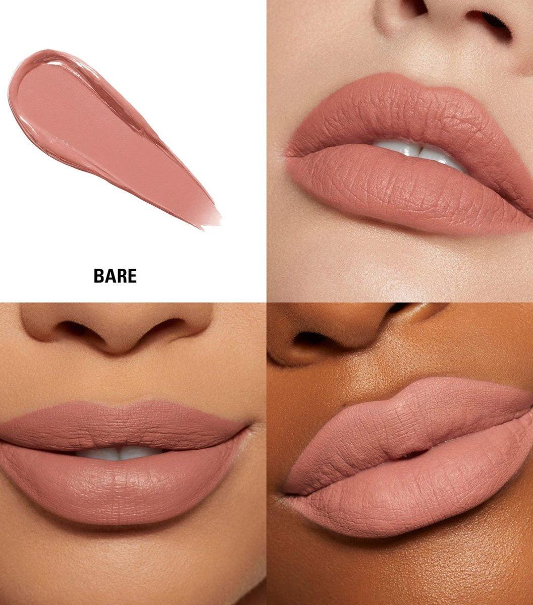 KYLIE Cosmetics Lip Kit - Bare - Flüssiger Lippenstift und Lippenkonturenstift, matt