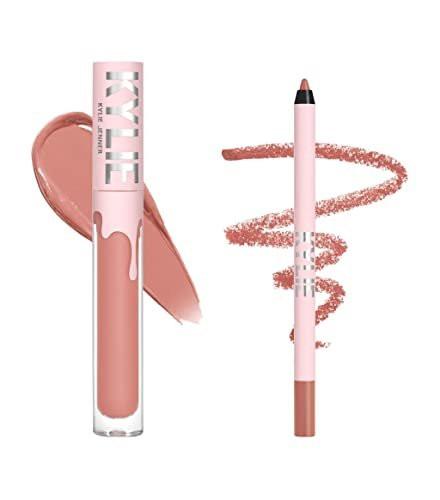KYLIE Cosmetics Lip Kit - Bare - Flüssiger Lippenstift und Lippenkonturenstift, matt