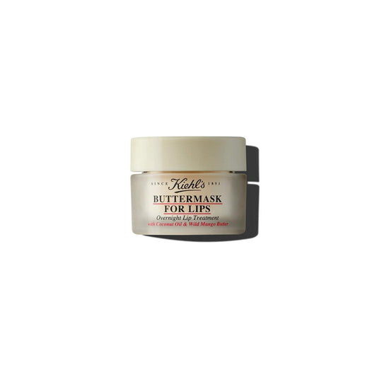 Kiehl's Buttermask For Lips – Feuchtigkeitsspendende Lippenmaske über Nacht mit Kokosöl und Wildmango-Butter, 0,35 fl oz