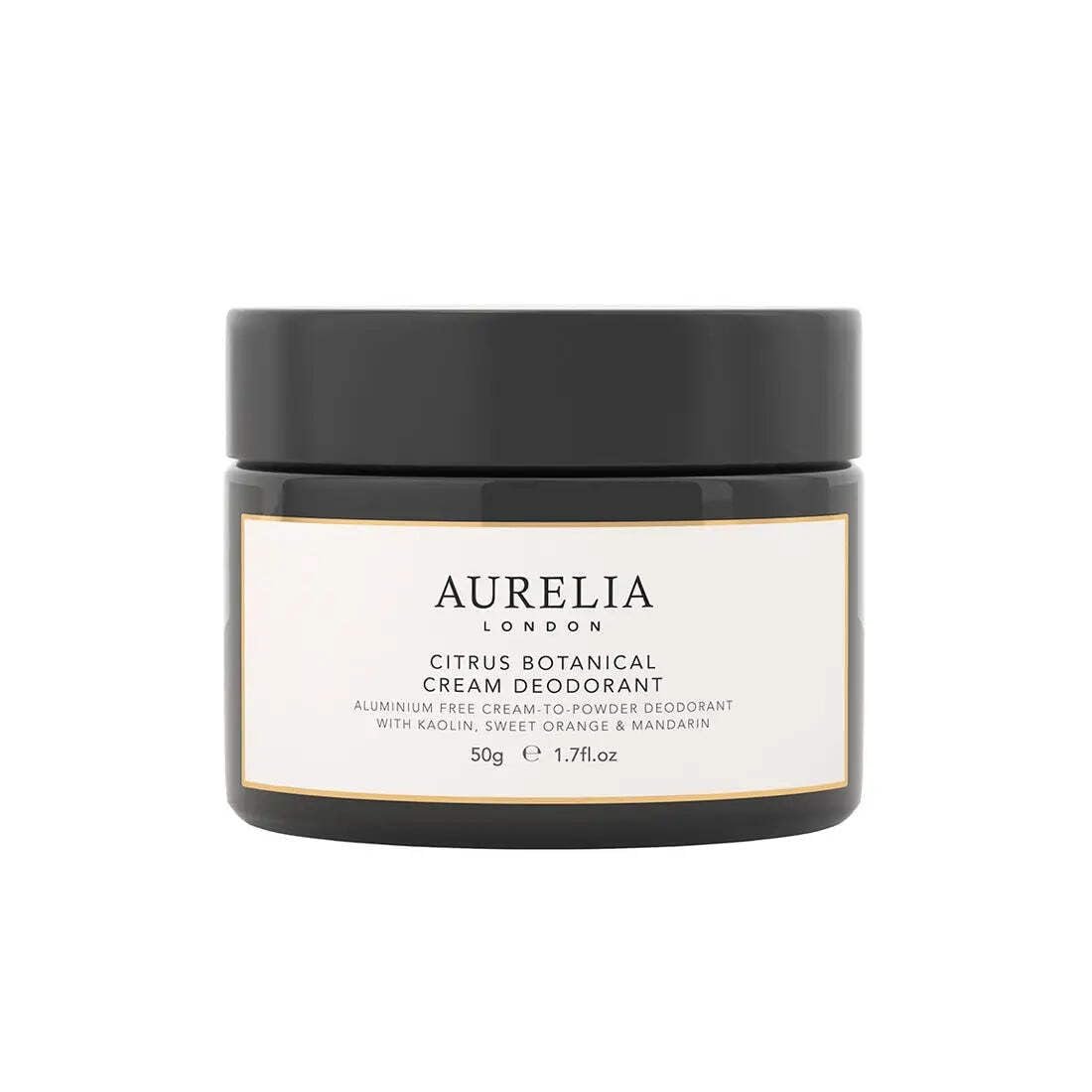Aurelia Citrus Botanical Cream Deodorant 50 g – Natürlicher Deodorant für Damen und Herren