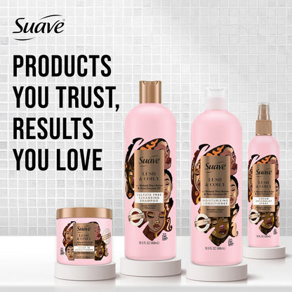 Suave Professionals Shea Butter & Kokosnuss Feuchtigkeitsspendender Curl Conditioner 16,5 fl oz