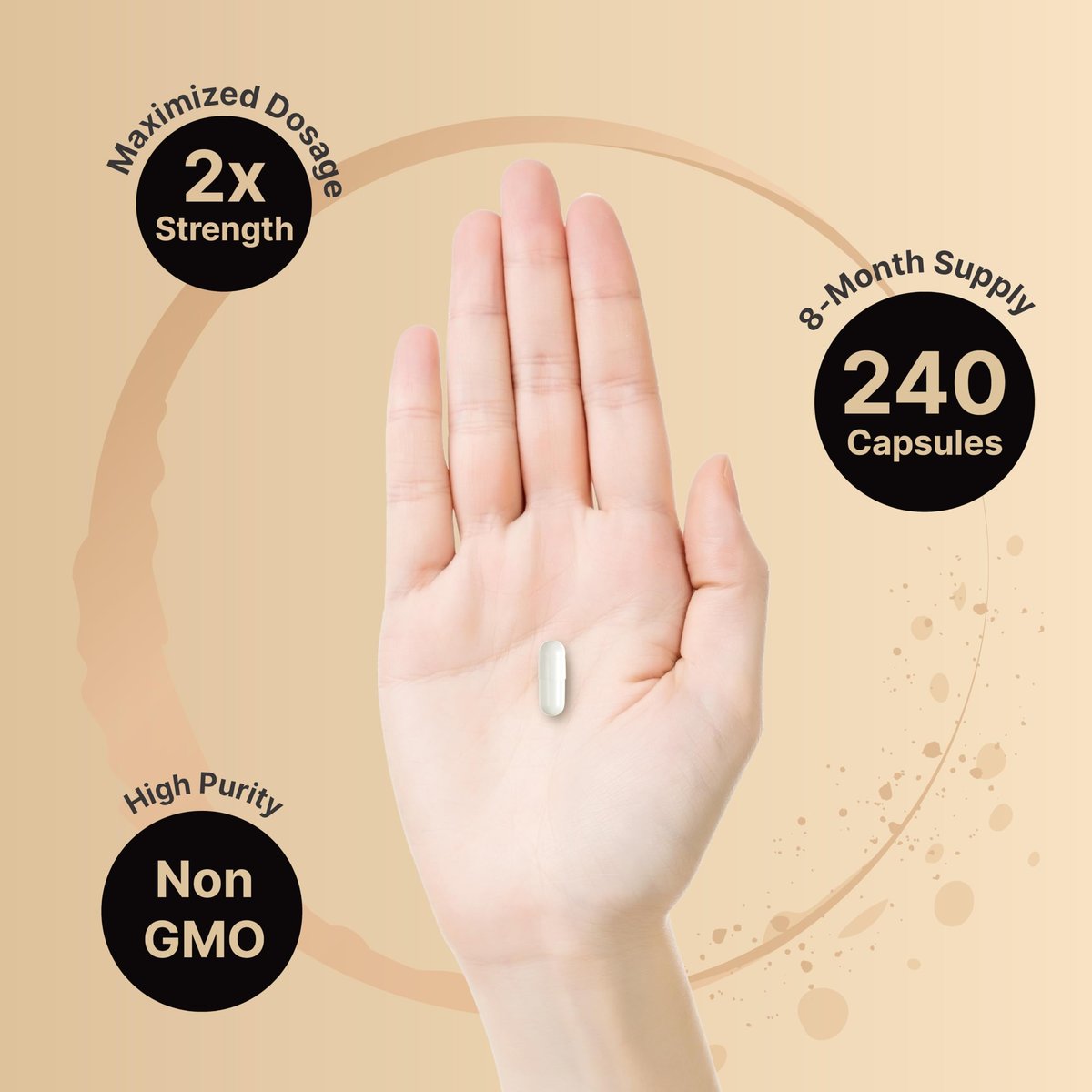 Hochdosiertes Zinkpicolinat 100 mg – 240 Kapseln, bioverfügbare Form für Immunsystem & Hautgesundheit, Non-GMO & Glutenfrei