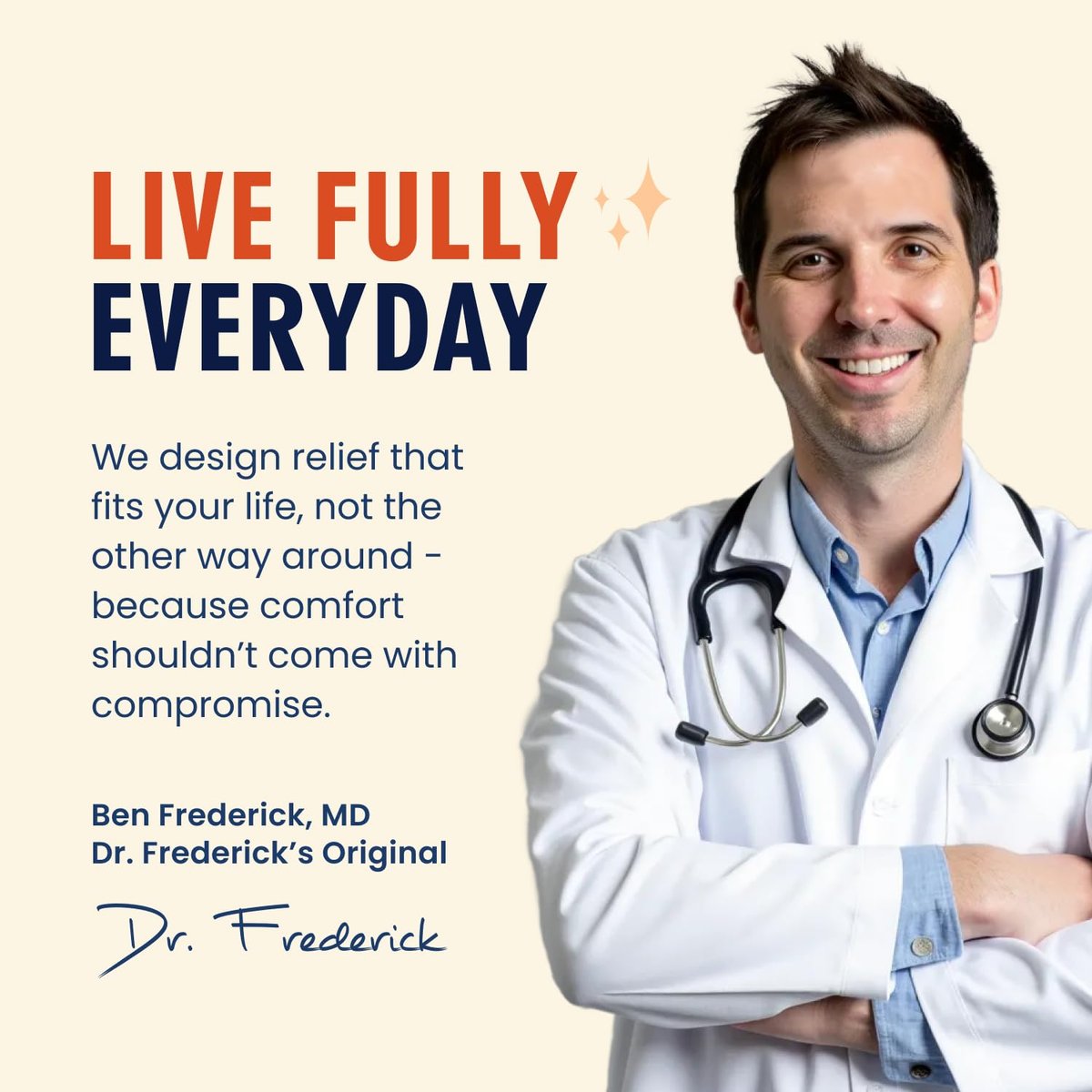 Dr. Frederick's Original Fußgewölbe-Stützsleeves Plus - 2 Stück - Ärztlich entwickelt bei Plantarfasziitis & Plattfüßen - Fußbandagen für Senkfuß, Fersenschmerz & müde Füße - Weiches Gel-Polster - L/XL