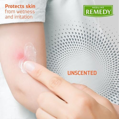 Medline Remedy Spezialisierte transparente Zinkoxid-Salbe (2,5 oz Tube), Duftneutral, Schützend, Inkontinenzpflege, Windelausschlag, Nässeschutz, Beruhigend, Hypoallergen, Erwachsene, Kinder
