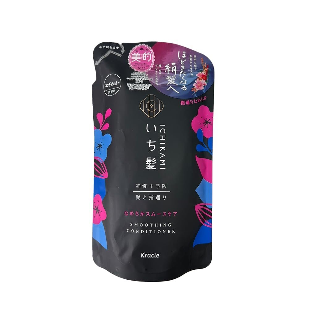 Kracie ICHIKAMI Glättender Haarpflege-Conditioner Cuticle Smooth Nachfüllpackung 340g