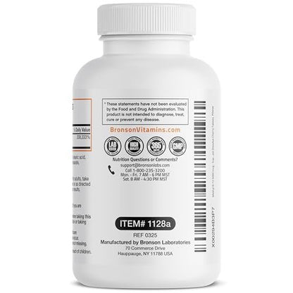 Bronson Methyl B12 5000 mcg – Vitamin B12 Methylcobalamin für Energie & Gehirnunterstützung, 60 Lutschtabletten