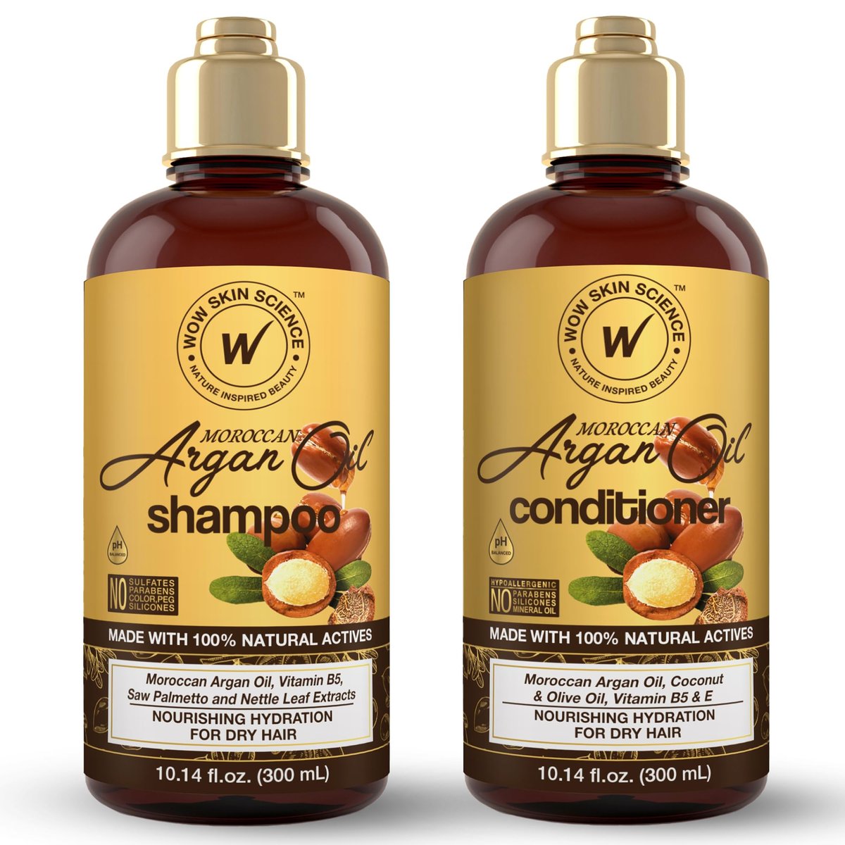 WOW Skin Science Marokkanisches Arganöl Shampoo & Conditioner Duo 33,8 fl oz