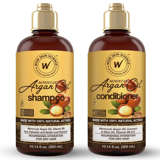 WOW Skin Science Marokkanisches Arganöl Shampoo & Conditioner Duo 33,8 fl oz
