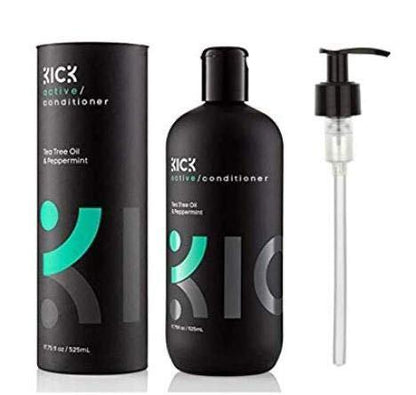 Kick Herren Conditioner – Teebaum & Pfefferminze gegen Haarausfall – Hochleistungs-Pflege für Männer mit natürlicher Anti-Schuppen-Wirkung – 500 ml