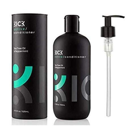 Kick Herren Conditioner – Teebaum & Pfefferminze gegen Haarausfall – Hochleistungs-Pflege für Männer mit natürlicher Anti-Schuppen-Wirkung – 500 ml