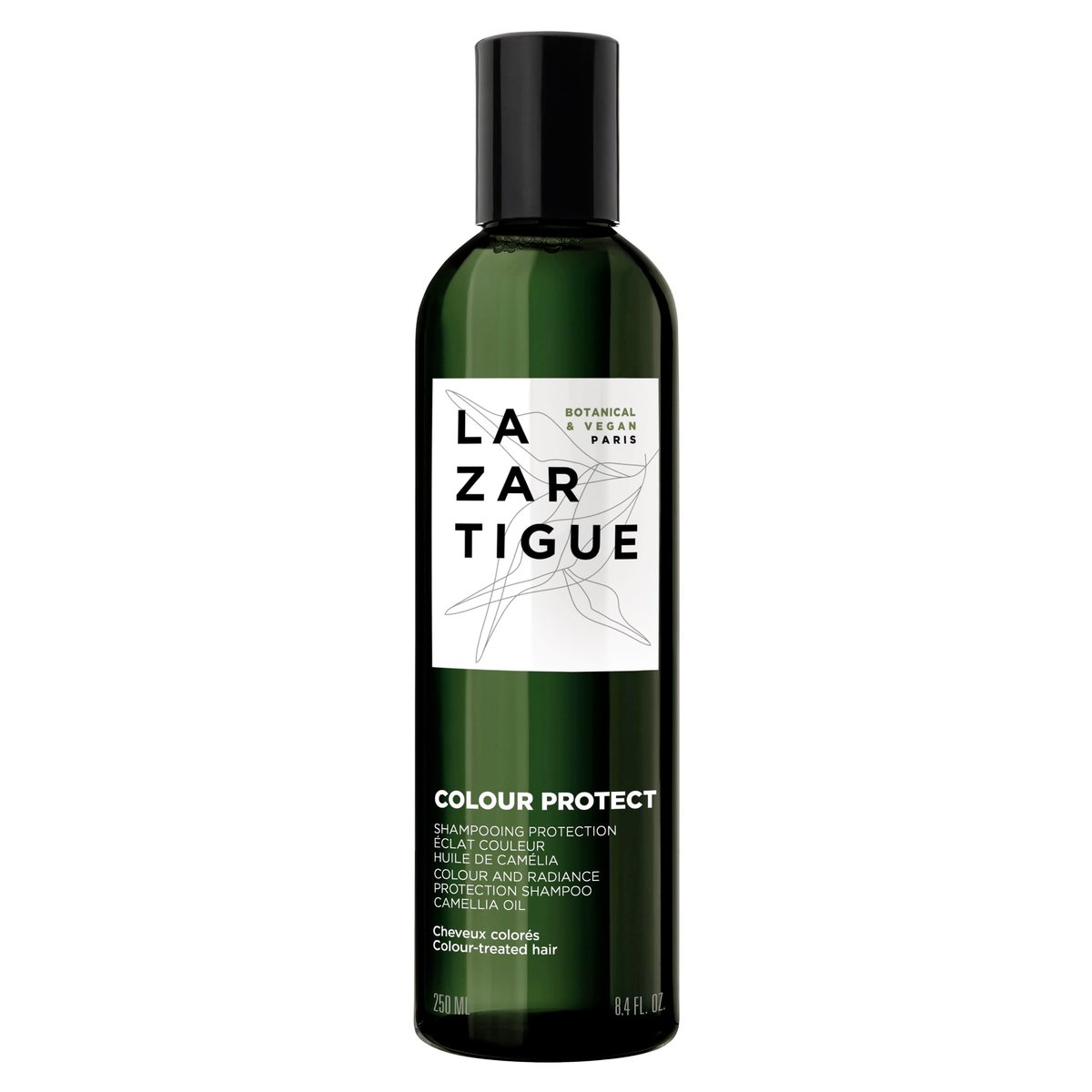 Lazartigue Color Protect Shampoo mit Kamelienöl – Farbschutz für coloriertes Haar, vegan, sulfat- & silikonfrei, 250 ml