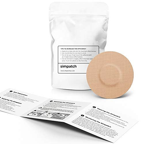 SIMPATCH Universal-Klebepflaster ohne Loch, 25 Stück (Hautfarben)