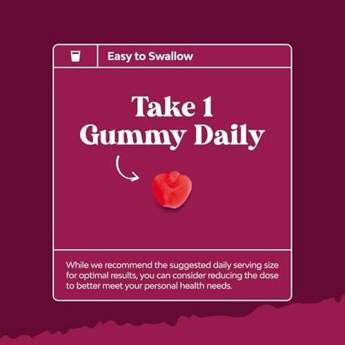 Apfelessig Gummibärchen mit Mutter - Entgiftung & Detox ACV Gummis für Gewichtsverlust, Darmgesundheit, Blähungen, Stoffwechsel & Energieunterstützung - ACV mit Mutter mit B12, B6 & Granatapfel - 60 Stück