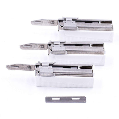 Parker/Taconic Shave 60-Klingen-Injektor-Pack – Polymer-beschichtete, in den USA hergestellte Klingen für Schick, Supply, Gem, Pal, Vintage und moderne Standard-Injektor-Rasierer