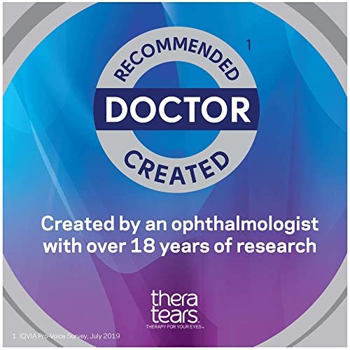 TheraTears Extra Trockene Augen Therapie Augentropfen für trockene Augen, 0,5 Fl Oz Flasche, 2er-Pack (1 Packung)
