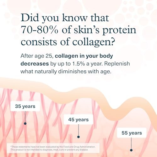 Youtheory Collagen Liquid - 5.000 mg hydrolysierte Kollagenpeptide - Unterstützt Haar, Nägel, Gelenke & Knochen* - Beerengeschmack - 1 oz Einzelportion, 12er-Pack