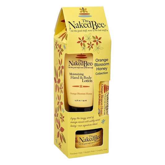 The Naked Bee Orange Blossom Honey Collection Hand & Body Lotion 3er Geschenkset