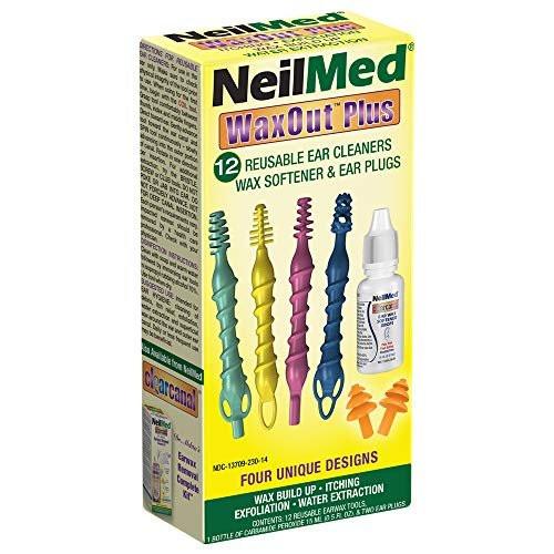 NeilMed Wiederverwendbare flexible Ohrreiniger, 15-teiliges Set