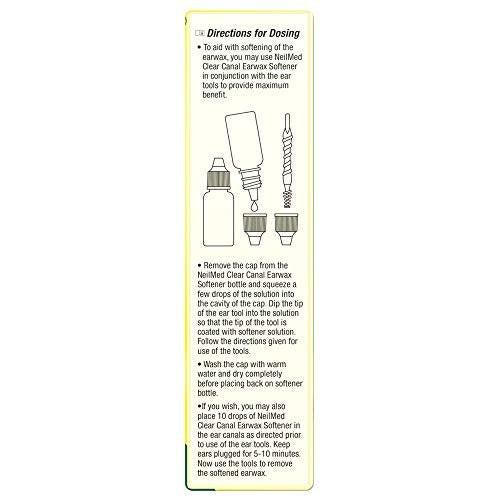 NeilMed Wiederverwendbare flexible Ohrreiniger, 15-teiliges Set