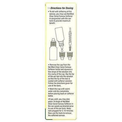 NeilMed Wiederverwendbare flexible Ohrreiniger, 15-teiliges Set