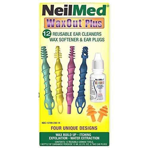 NeilMed Wiederverwendbare flexible Ohrreiniger, 15-teiliges Set