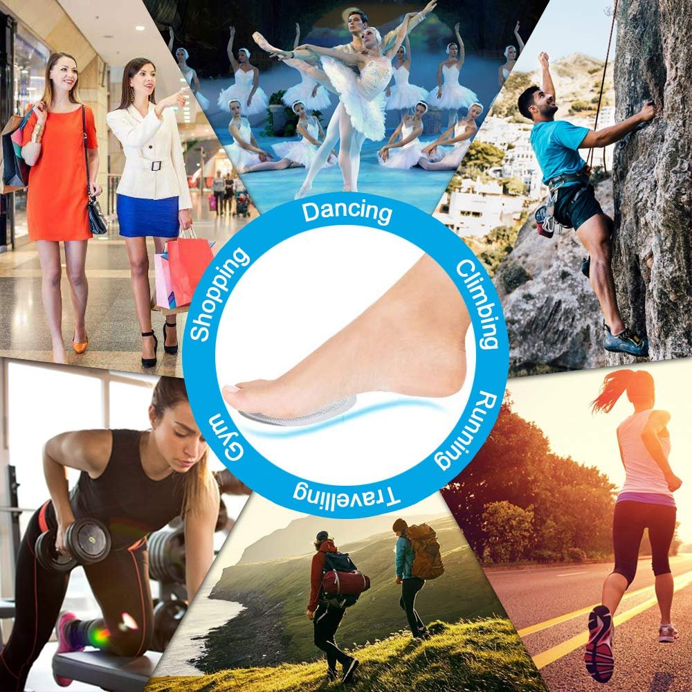 Premium Metatarsal-Pads, weiche Ballenpolster – Fußschmerzen lindern & Unterstützung bieten – für Männer & Frauen & alle Schuharten (10 Stück)