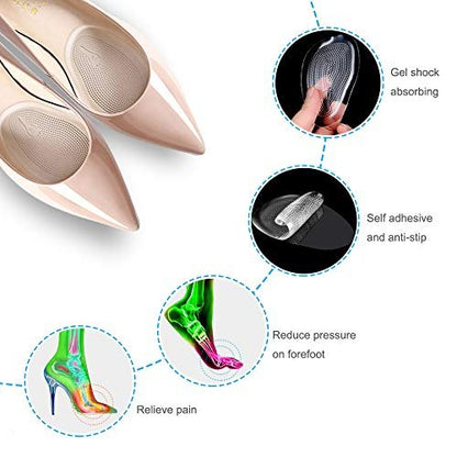 Premium Metatarsal-Pads, weiche Ballenpolster – Fußschmerzen lindern & Unterstützung bieten – für Männer & Frauen & alle Schuharten (10 Stück)