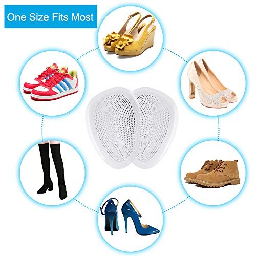 Premium Metatarsal-Pads, weiche Ballenpolster – Fußschmerzen lindern & Unterstützung bieten – für Männer & Frauen & alle Schuharten (10 Stück)