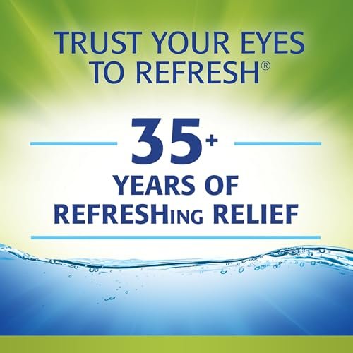 Refresh Relieva Befeuchtende Augentropfen für trockene Augen, 0,33 Fl Oz Steril