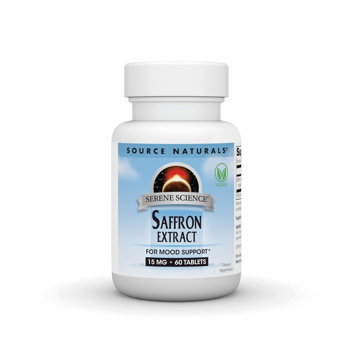 Source Naturals Serene Science Safranextrakt – 15 mg, 60 Tabletten zur Stimmungsunterstützung