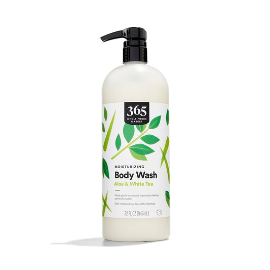 365 by Whole Foods Market Duschgel Feuchtigkeitsspendend Aloe & Weißer Tee, 946 ml