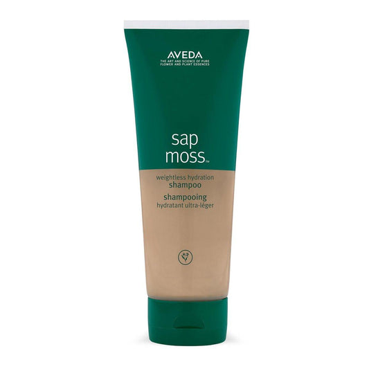 Aveda Sap Moss Weightless Hydration Shampoo | Sanfte Reinigung | Silikonfrei | Für normales bis trockenes Haar | Erdiges Aroma mit Jasmin, Olibanum, Zypresse | 94% natürlichen Ursprungs* | 200 ml
