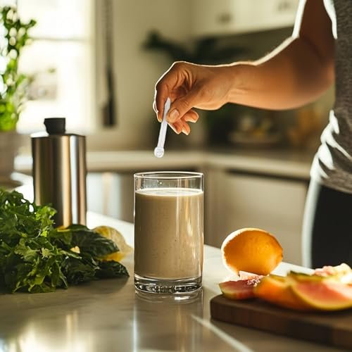 FitPowders L-Theanin Pulver 100g – Reines L-Theanin Supplement, vegan, glutenfrei, mit Dosierlöffel