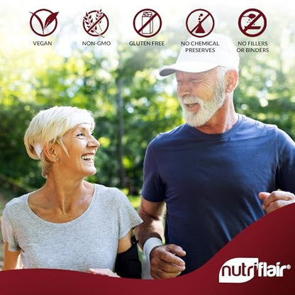 NutriFlair D-Mannose 120 Kapseln, 1500 mg – mit Cranberry und Löwenzahnextrakt – Unterstützung für die natürliche Harnwegsgesundheit – Bestes D-Mannose-Pulver – Spülen Sie Verunreinigungen aus, entgiften Sie den Körper, für Frauen und Männer