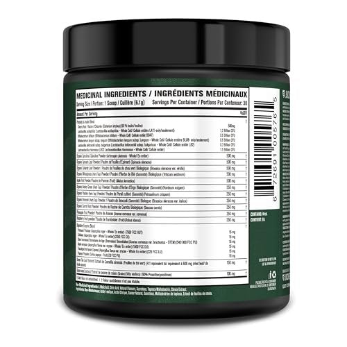 Jacked Factory Green Surge – Grünes Superfood-Pulver mit Spirulina, Weizen- & Gerstengras, Bio-Grüns, Grüntee-Extrakt, Probiotika & Verdauungsenzyme – Sauerapfel, 30 Portionen
