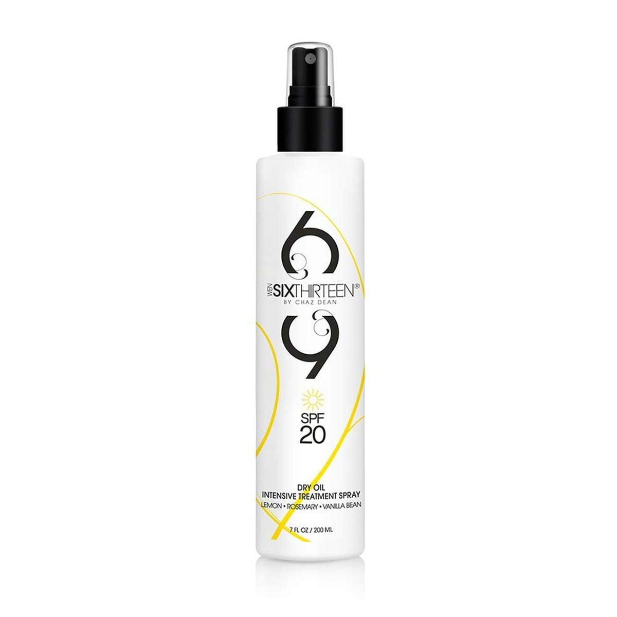 WEN 613 by Chaz Dean Trockenöl Intensivbehandlungsspray mit SPF 20 – Sonnenschutzspray, Bräunungssonnencreme, Sonnenlotion, Sonnenschutz, Bronzender Sonnenschutz – Zitrone Rosmarin Vanille Bohne, 207 ml